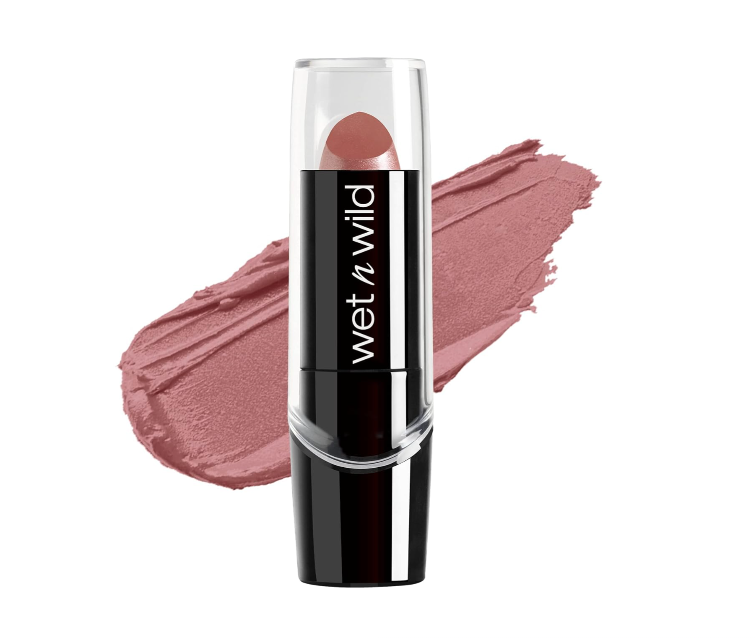 wet n wild Silk Finish Lipstick, Hydrating Rich Buildable Lip Color, Formulated with Vitamins A,E, & Macadamia for Ultimate Hydration, Cruelty-Free & Vegan - Dark Pink Frost - Amazon - 