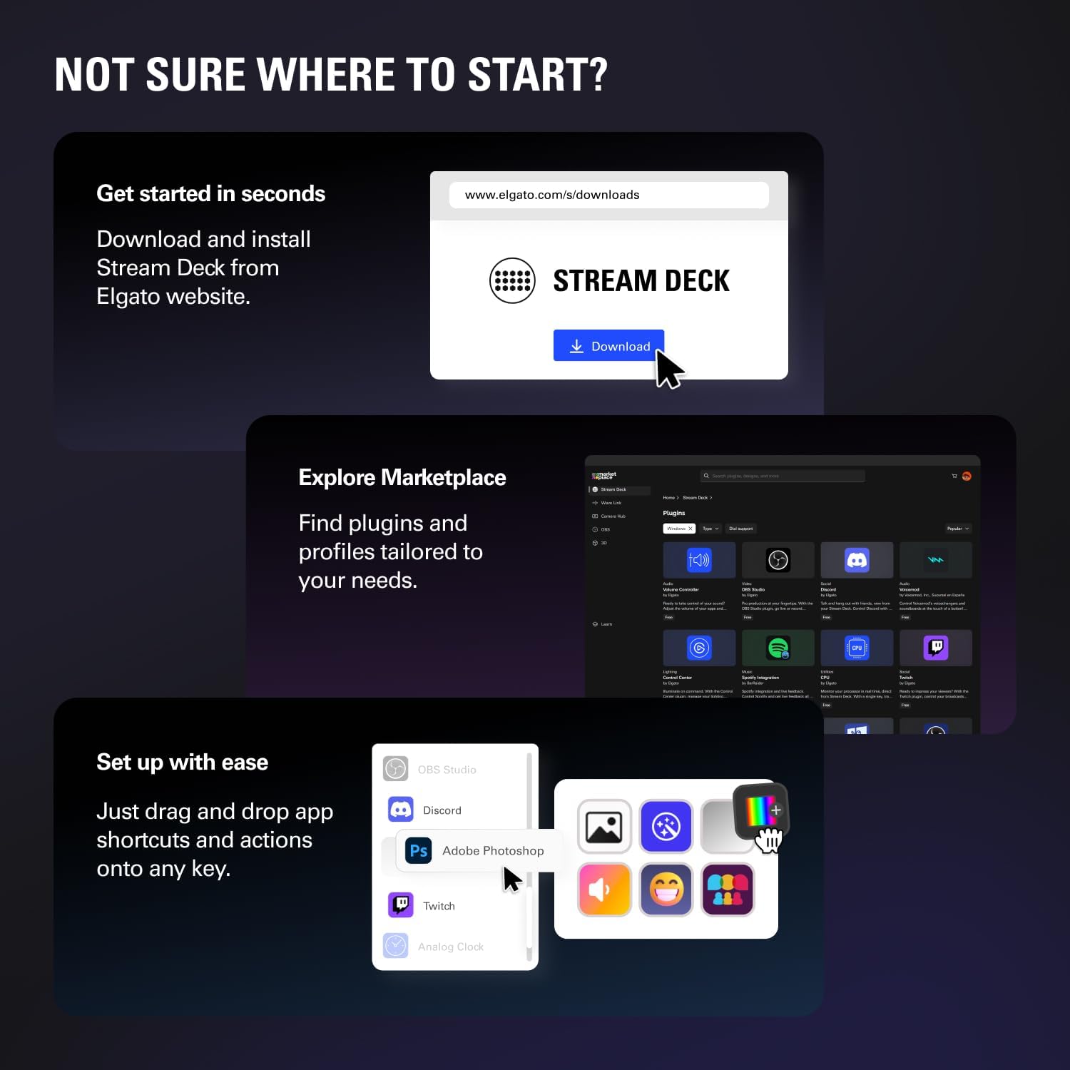 Elgato Stream Deck MK.2 – Studio Controller, 15 macro keys, trigger actions in apps and software like OBS, Twitch, ​YouTube and more, USB, works with Mac and PC - View image 5