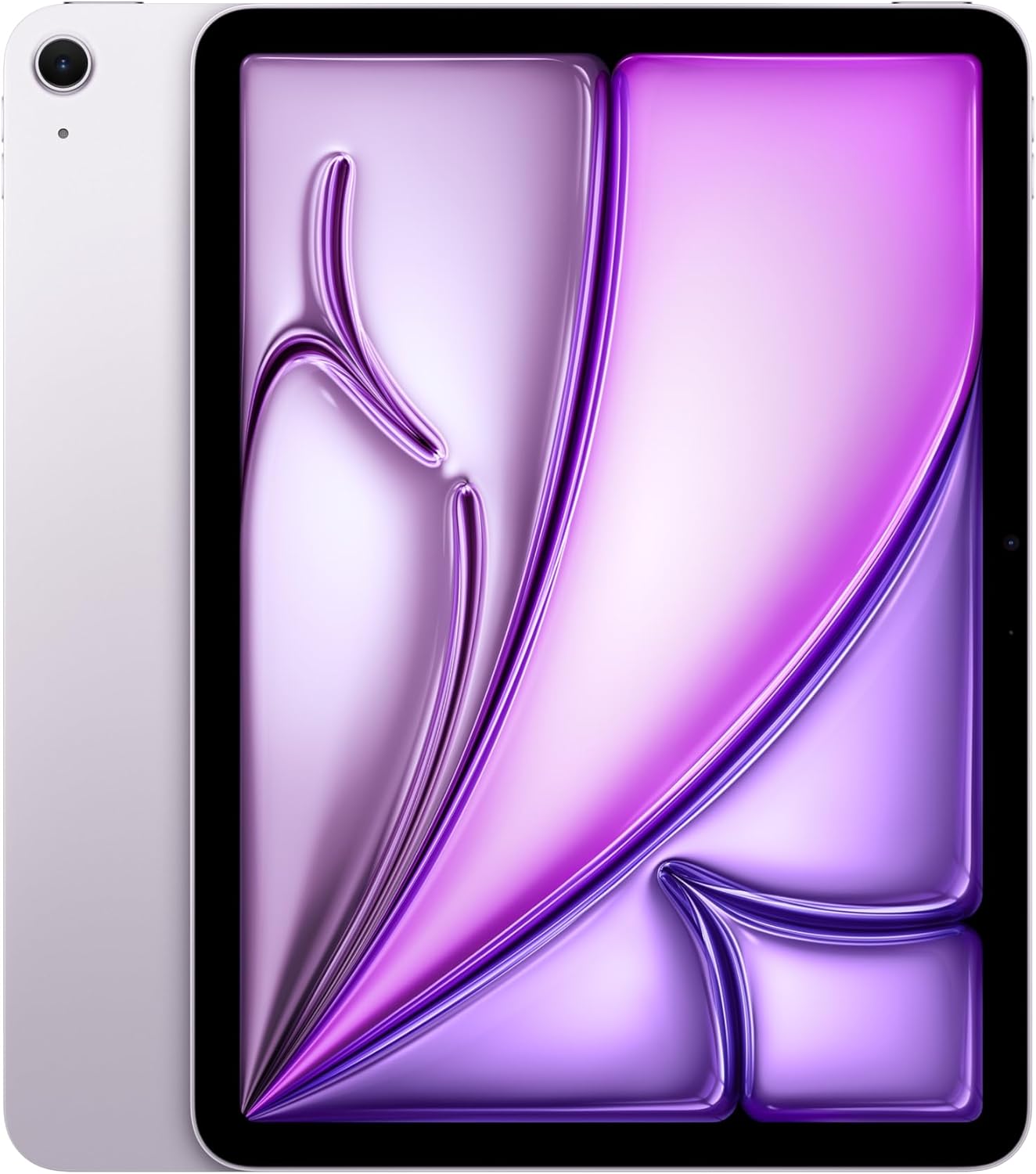 iPad Air 11-inch (M2): Built for Apple Intelligence, Liquid Retina Display, 256GB, 12MP Front/Back Camera, Wi-Fi 6E, Touch ID, All-Day Battery Life — Purple - Apple - 