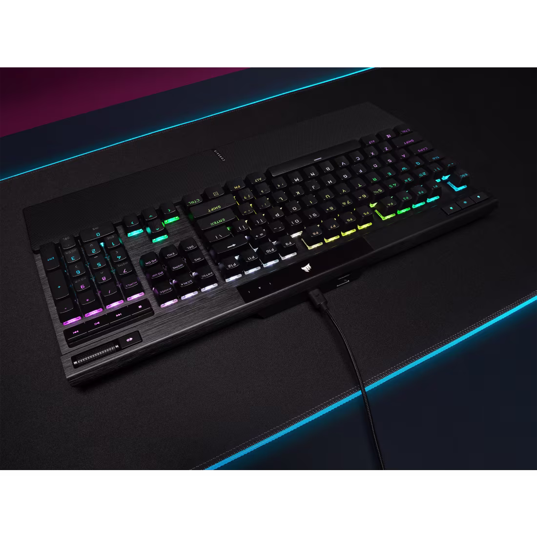 K70 RGB PRO Mechanical Gaming Keyboard with PBT DOUBLE SHOT PRO Keycaps - View image 32