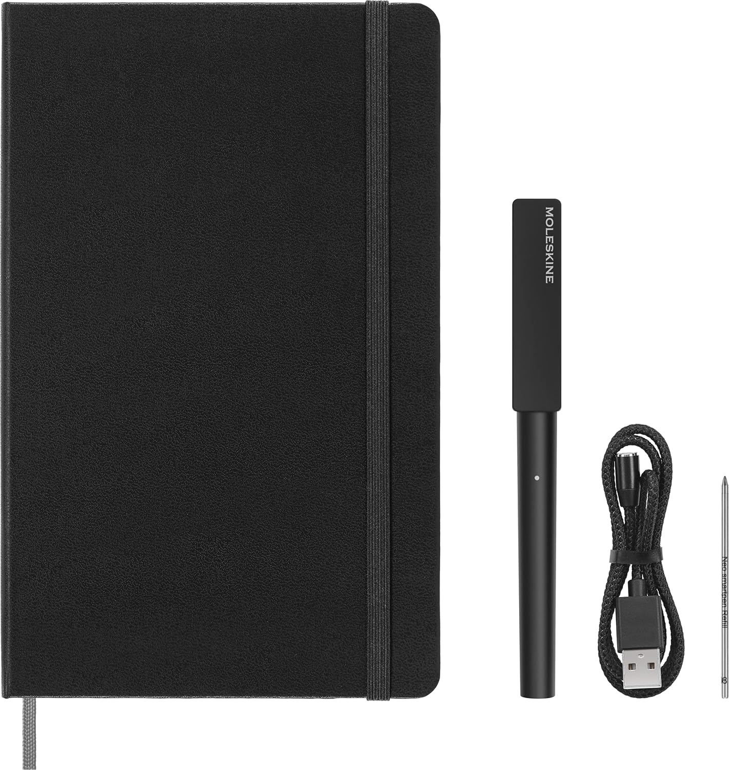 Moleskine Smart Writing Set Smart Notebook & New Smart Pen (2022) - Store Handwritten Notes Digitally, with Connected Notebook Notes App (Only Compatible Smart Notebooks) - Moleskine - 