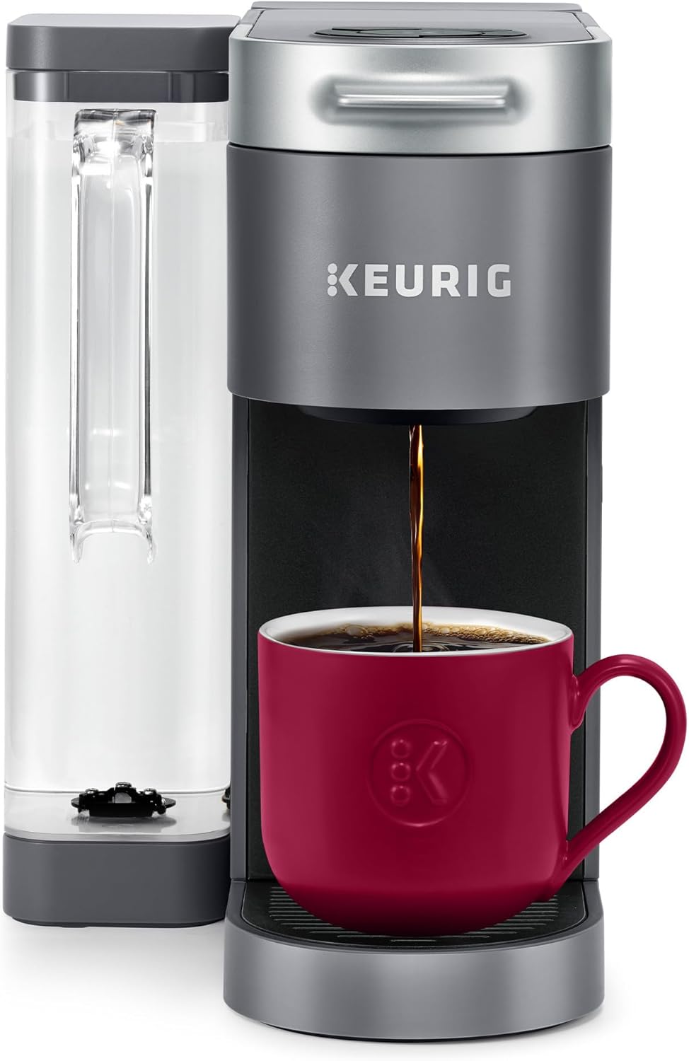 Keurig K-Supreme Single Serve K-Cup Pod Coffee Maker, MultiStream Technology, 4 Brew Sizes, 66oz Dual-Position Removable Reservoir, Gray - Keurig - 