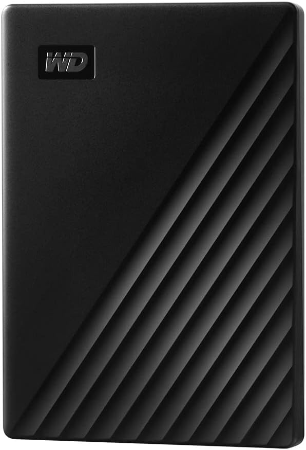 WD 2TB My Passport, Portable External Hard Drive, Black, backup software with defense against ransomware, and password protection, USB 3.1/USB 3.0 compatible - WDBYVG0020BBK-WESN - WD - 
