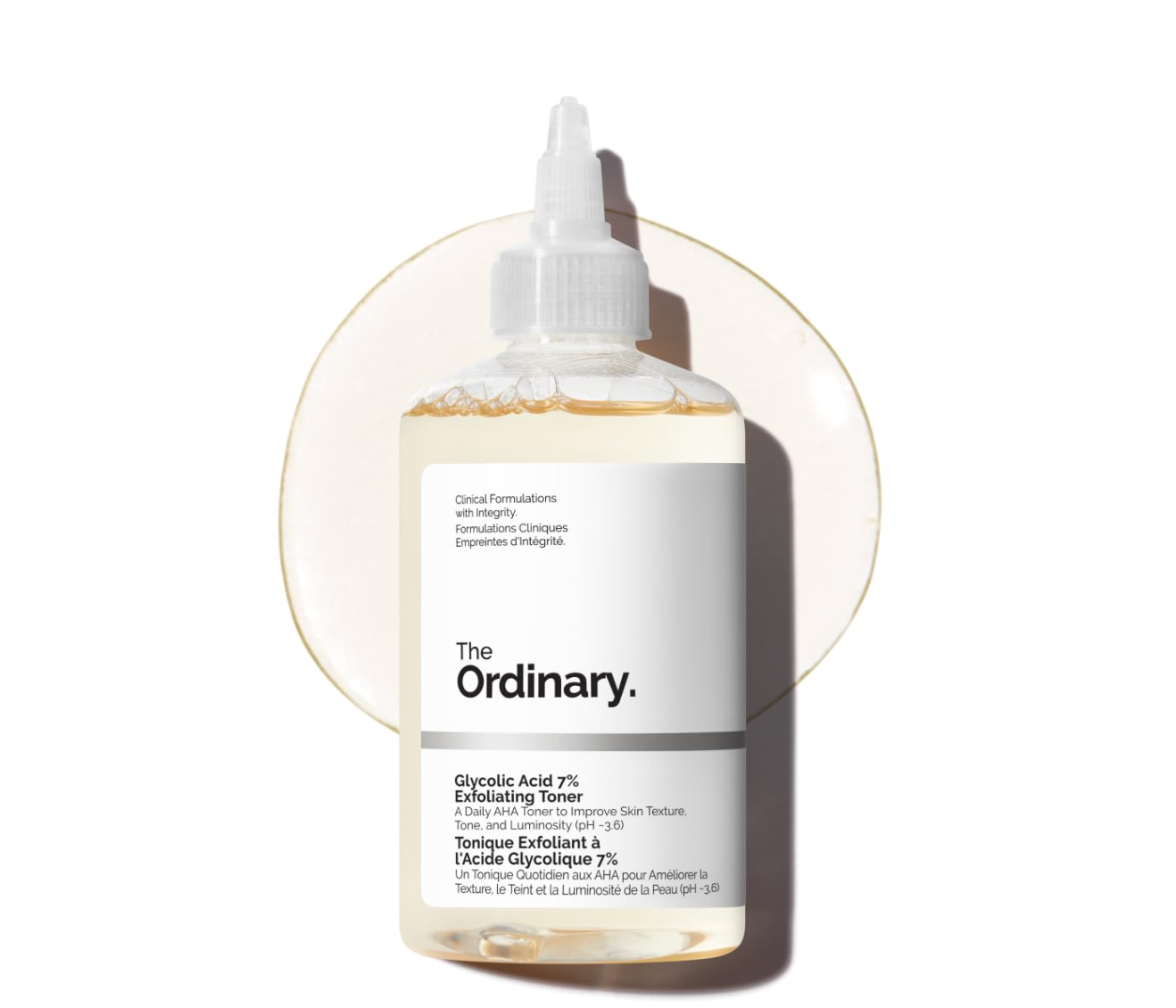 The Ordinary Glycolic Acid 7% Exfoliating Toner, Brightening and Smoothing Daily Toner for More Even-Looking Skin Tone - Amazon - 
