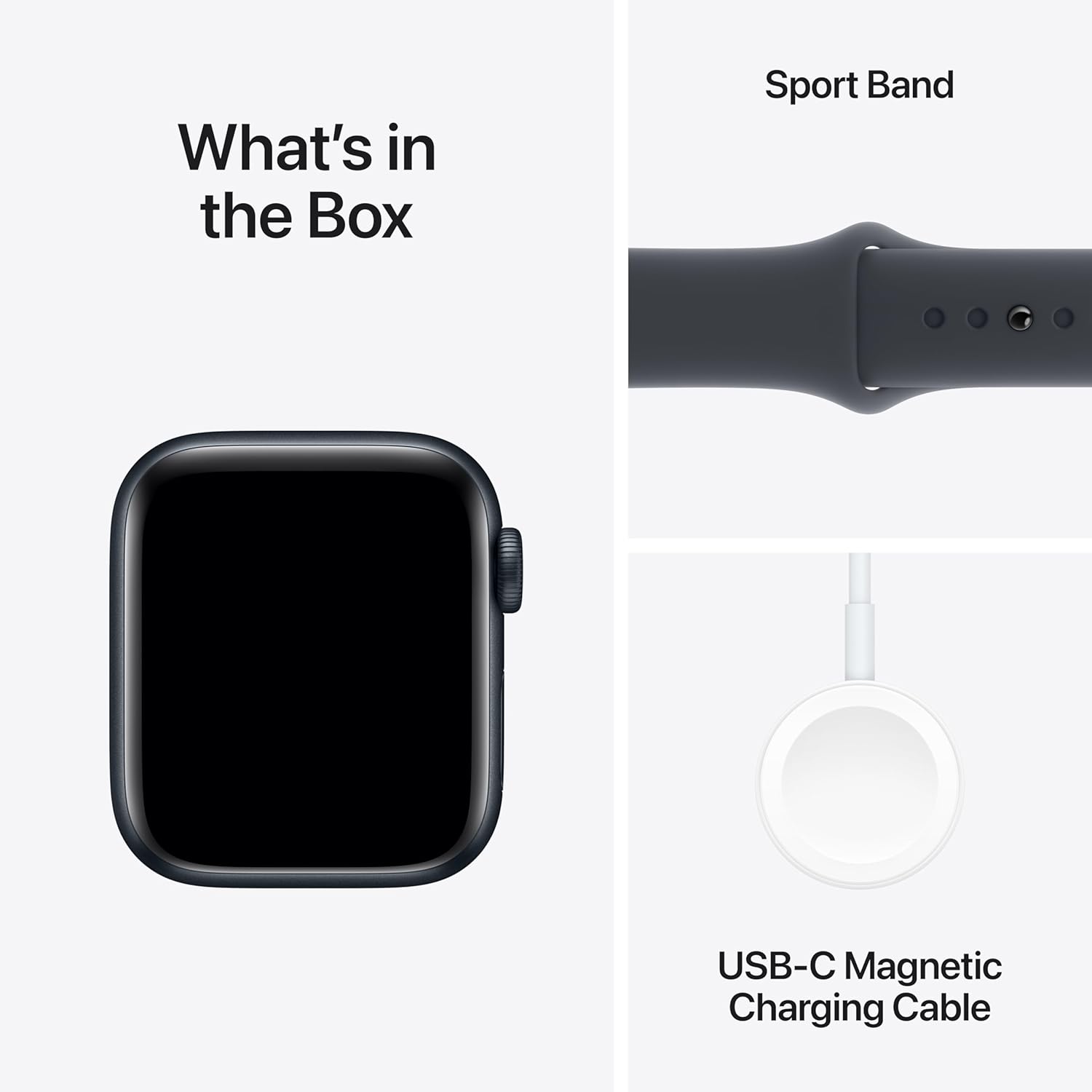 Apple Watch SE (2nd Gen) [GPS 40mm] Smartwatch with Midnight Aluminum Case with Midnight Sport Band S/M. Fitness and Sleep Trackers, Crash Detection, Heart Rate Monitor, Retina Display - View image 3